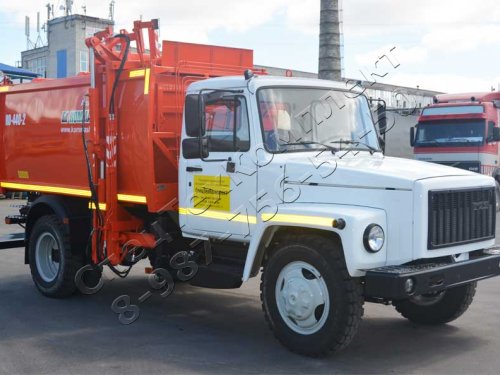Мусоровоз ГАЗ-3309 (Газон) с боковой загрузкой